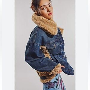 Free People
Holly Cozy Denim Jacket